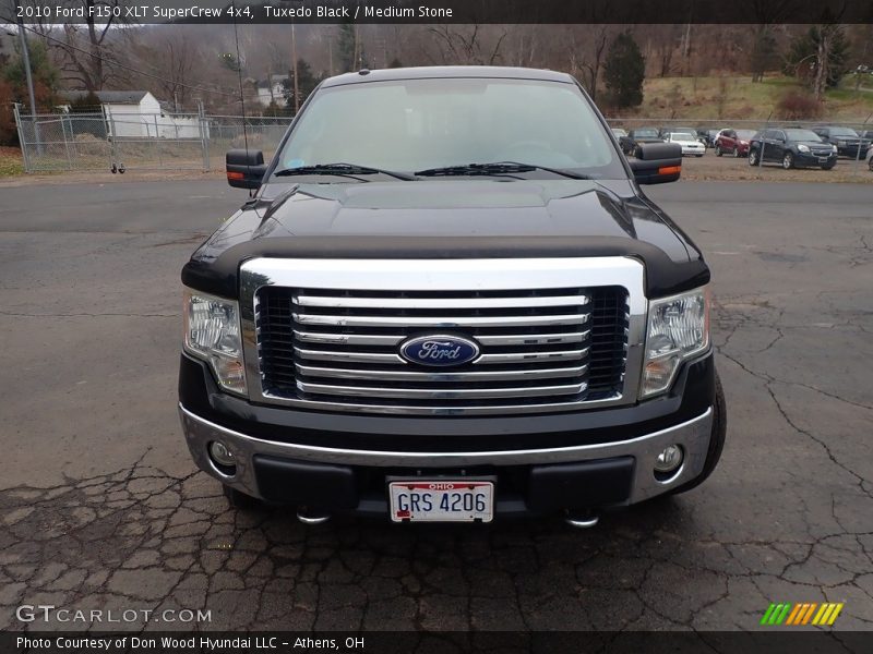 Tuxedo Black / Medium Stone 2010 Ford F150 XLT SuperCrew 4x4