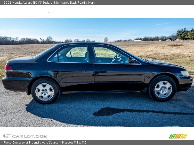 Nighthawk Black Pearl / Ivory 2002 Honda Accord EX V6 Sedan