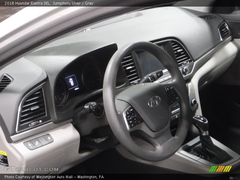 Symphony Silver / Gray 2018 Hyundai Elantra SEL