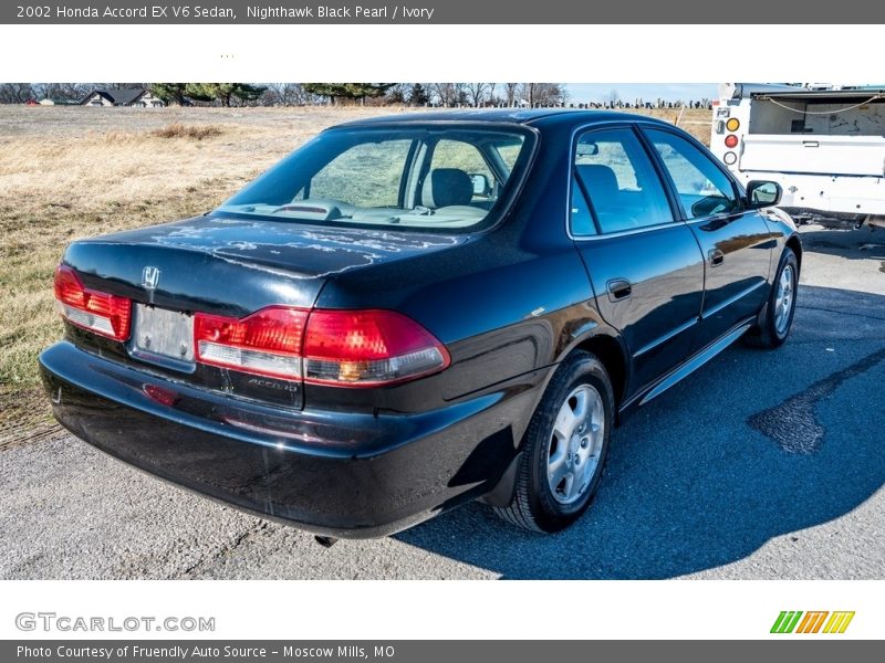 Nighthawk Black Pearl / Ivory 2002 Honda Accord EX V6 Sedan