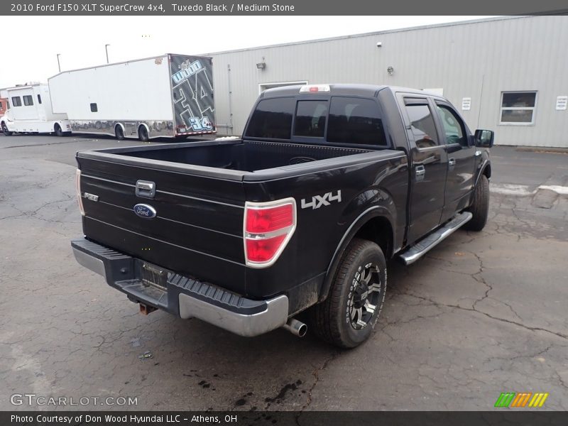 Tuxedo Black / Medium Stone 2010 Ford F150 XLT SuperCrew 4x4