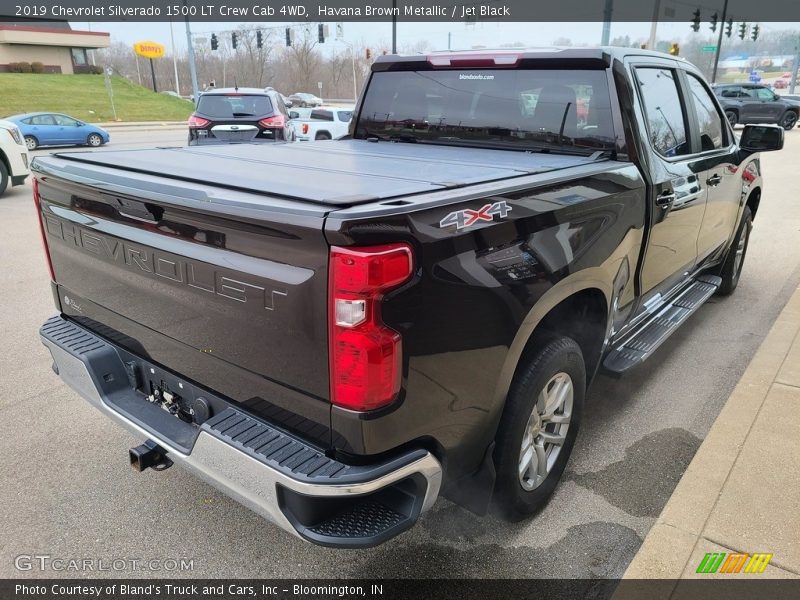 Havana Brown Metallic / Jet Black 2019 Chevrolet Silverado 1500 LT Crew Cab 4WD