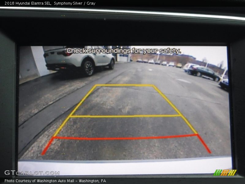 Symphony Silver / Gray 2018 Hyundai Elantra SEL