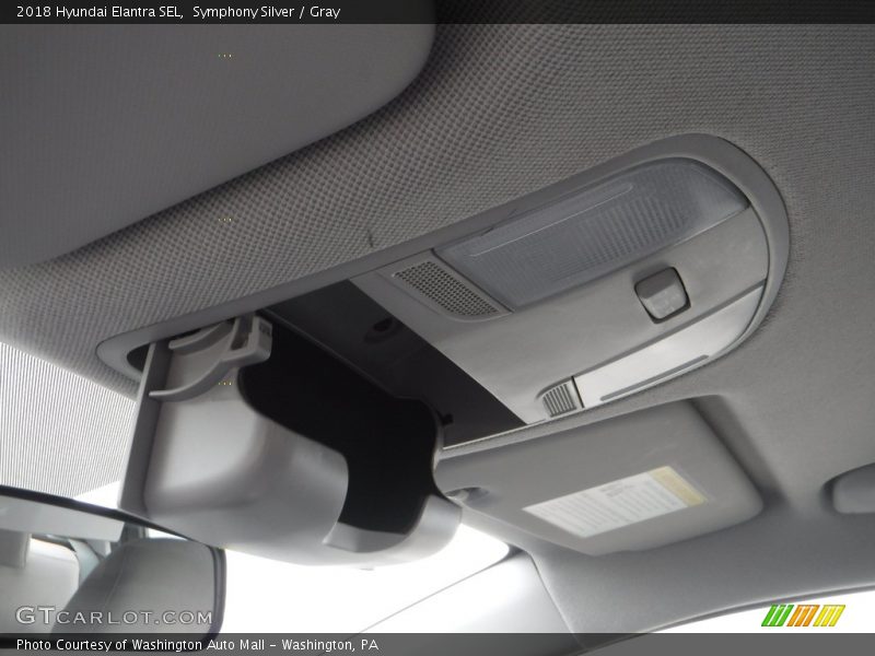 Symphony Silver / Gray 2018 Hyundai Elantra SEL