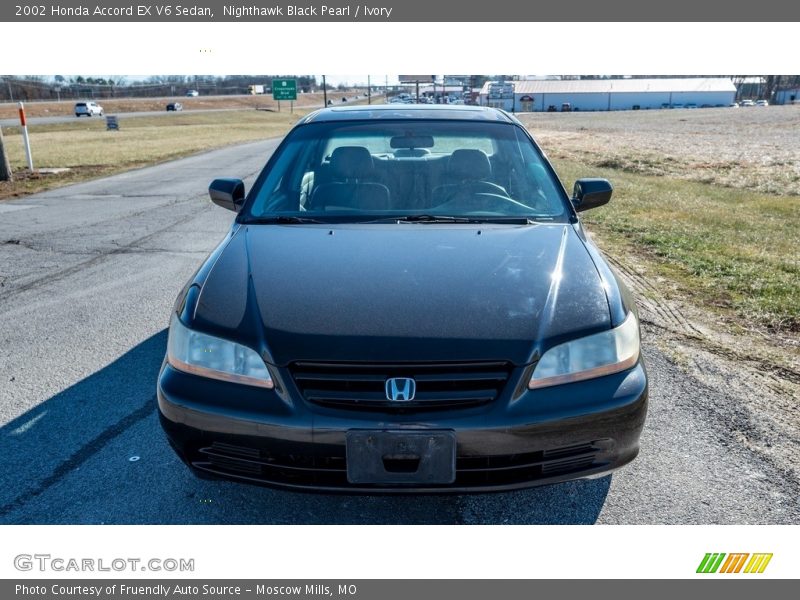 Nighthawk Black Pearl / Ivory 2002 Honda Accord EX V6 Sedan