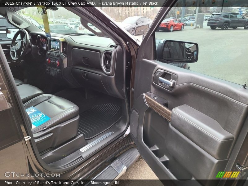 Havana Brown Metallic / Jet Black 2019 Chevrolet Silverado 1500 LT Crew Cab 4WD