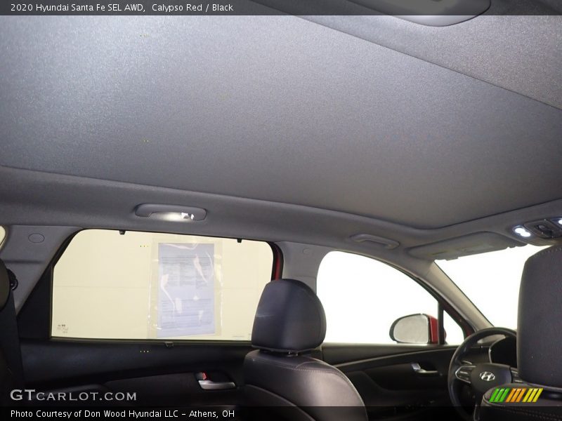 Calypso Red / Black 2020 Hyundai Santa Fe SEL AWD