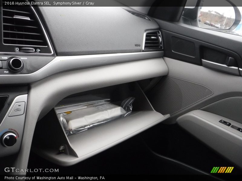 Symphony Silver / Gray 2018 Hyundai Elantra SEL