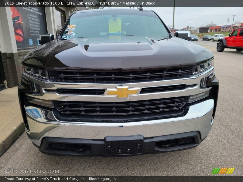 Havana Brown Metallic / Jet Black 2019 Chevrolet Silverado 1500 LT Crew Cab 4WD