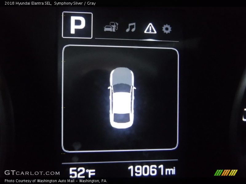 Symphony Silver / Gray 2018 Hyundai Elantra SEL