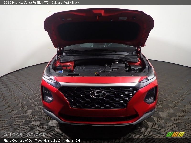 Calypso Red / Black 2020 Hyundai Santa Fe SEL AWD