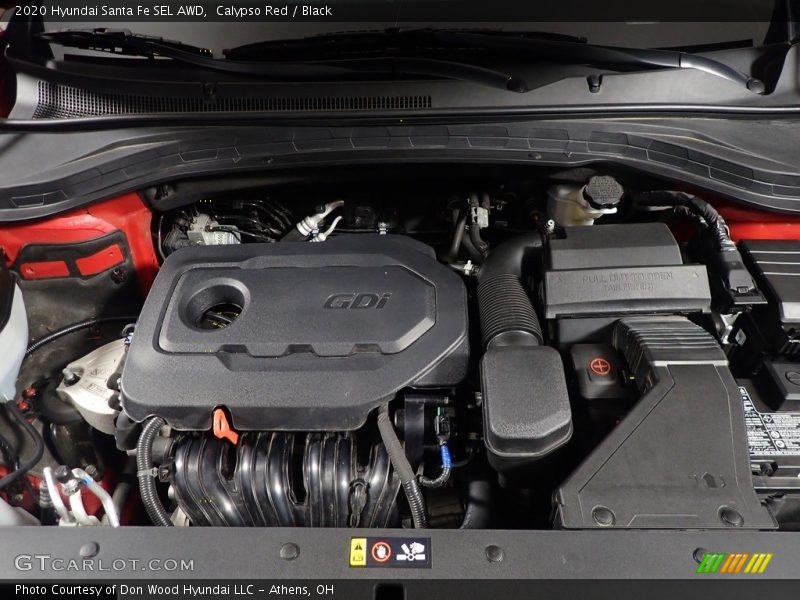 Calypso Red / Black 2020 Hyundai Santa Fe SEL AWD