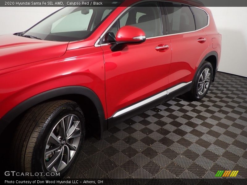 Calypso Red / Black 2020 Hyundai Santa Fe SEL AWD