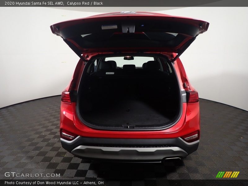 Calypso Red / Black 2020 Hyundai Santa Fe SEL AWD
