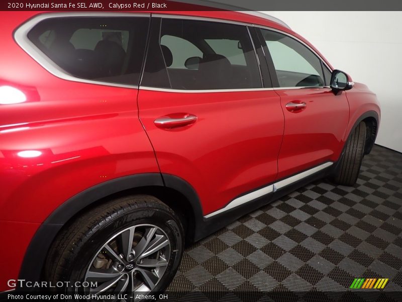 Calypso Red / Black 2020 Hyundai Santa Fe SEL AWD