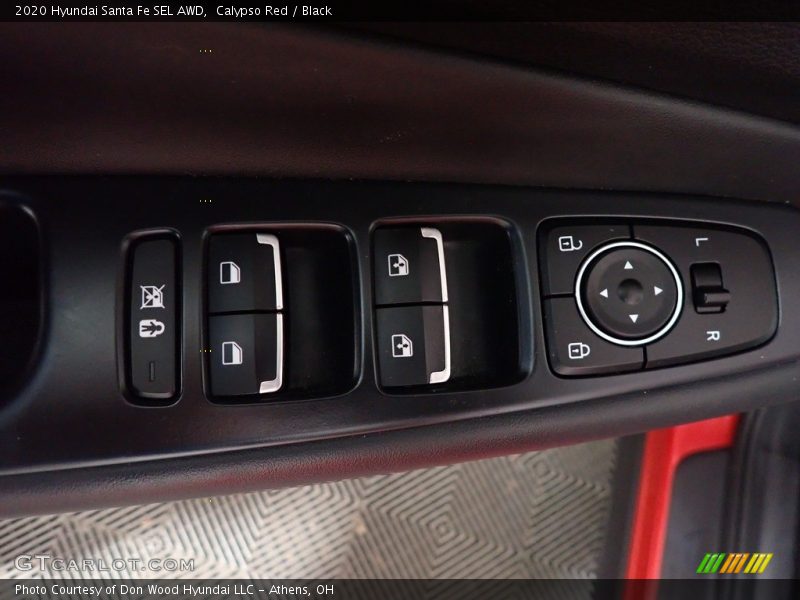 Calypso Red / Black 2020 Hyundai Santa Fe SEL AWD