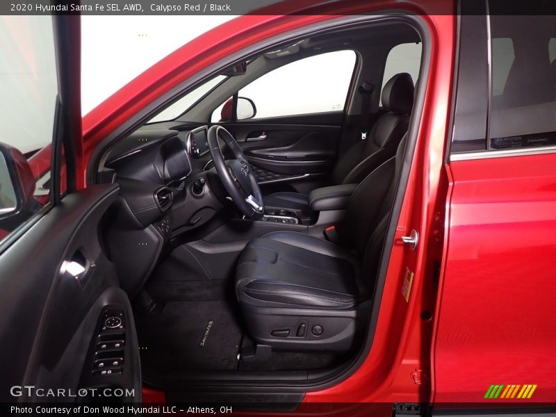 Calypso Red / Black 2020 Hyundai Santa Fe SEL AWD