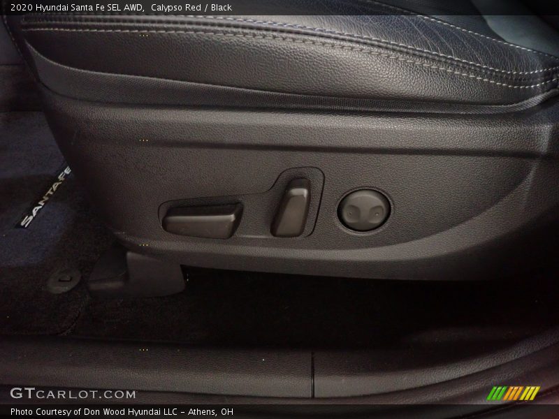 Calypso Red / Black 2020 Hyundai Santa Fe SEL AWD