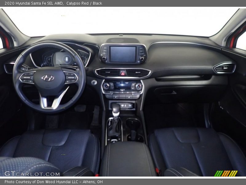 Calypso Red / Black 2020 Hyundai Santa Fe SEL AWD