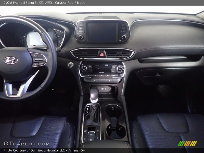 Calypso Red / Black 2020 Hyundai Santa Fe SEL AWD