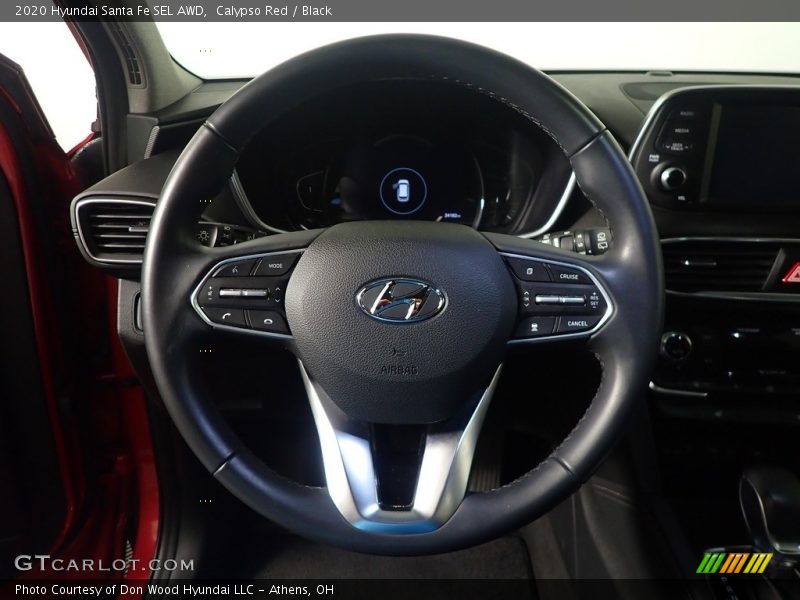 Calypso Red / Black 2020 Hyundai Santa Fe SEL AWD