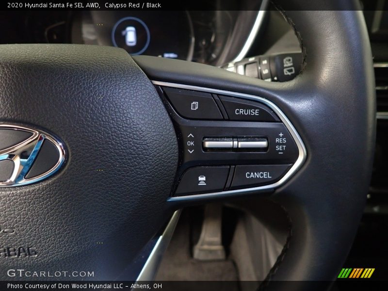 Calypso Red / Black 2020 Hyundai Santa Fe SEL AWD