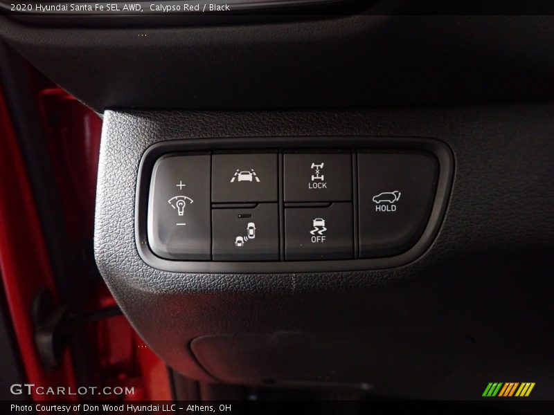 Calypso Red / Black 2020 Hyundai Santa Fe SEL AWD