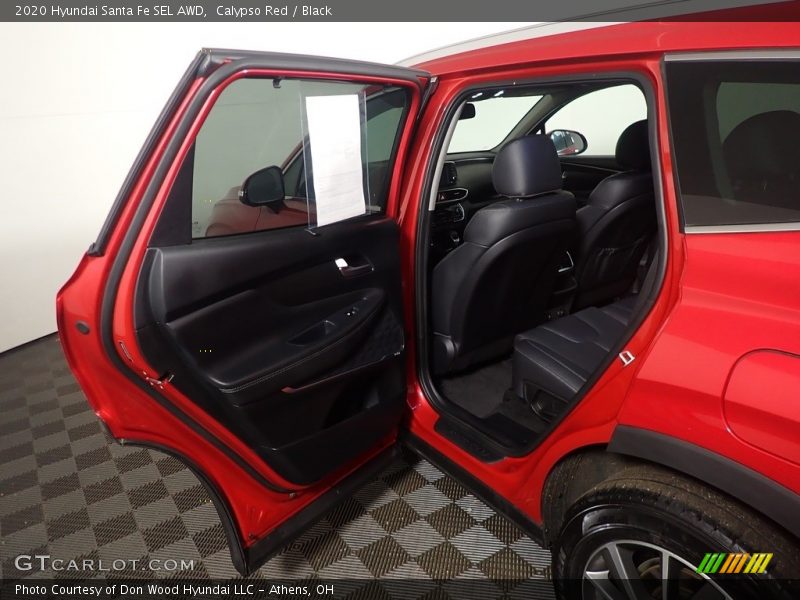 Calypso Red / Black 2020 Hyundai Santa Fe SEL AWD