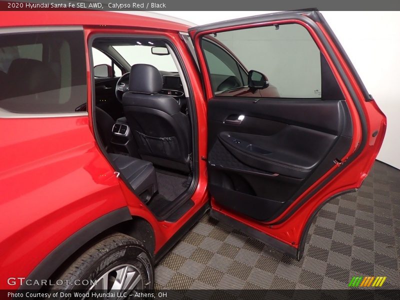 Calypso Red / Black 2020 Hyundai Santa Fe SEL AWD