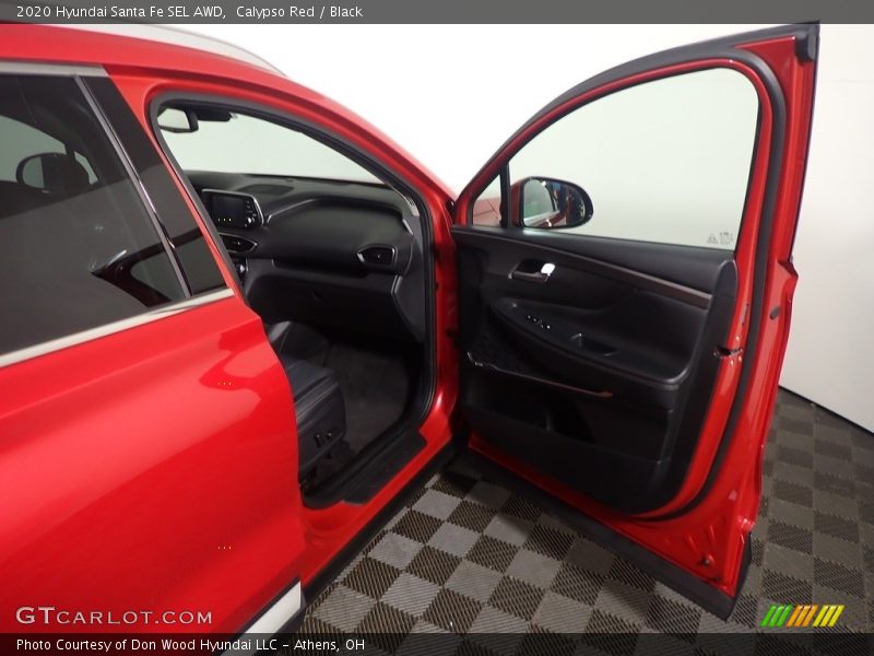Calypso Red / Black 2020 Hyundai Santa Fe SEL AWD