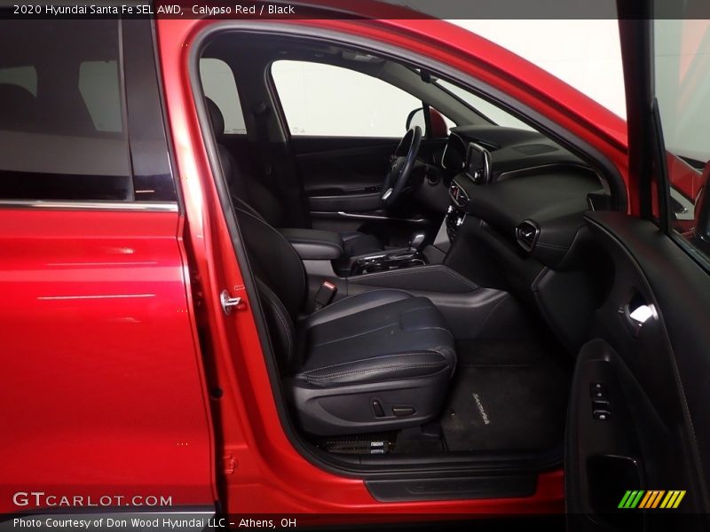 Calypso Red / Black 2020 Hyundai Santa Fe SEL AWD