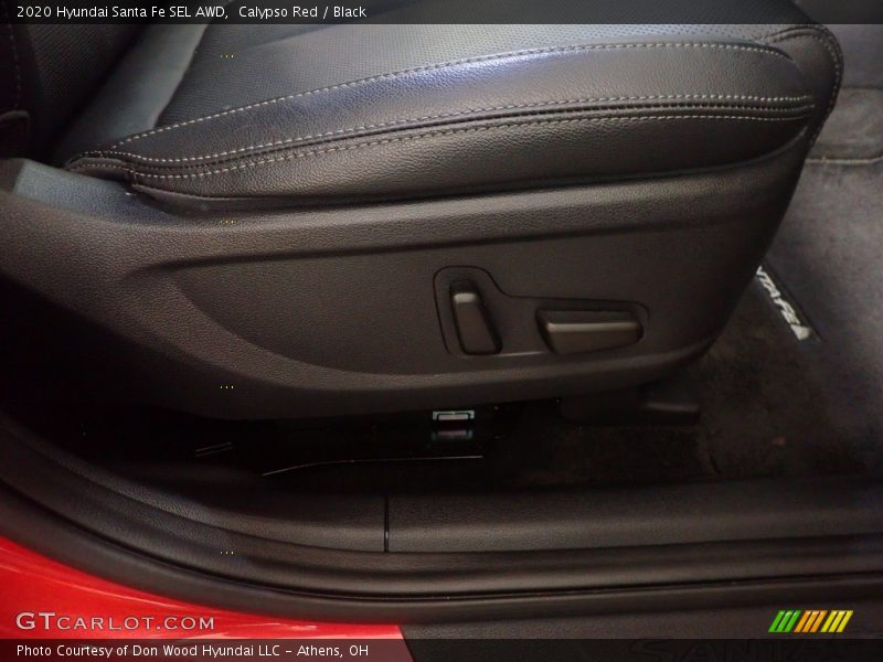 Calypso Red / Black 2020 Hyundai Santa Fe SEL AWD