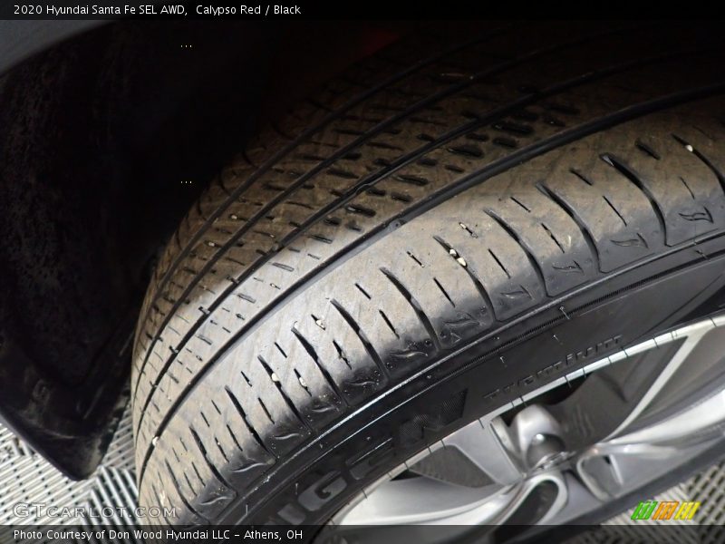 Calypso Red / Black 2020 Hyundai Santa Fe SEL AWD