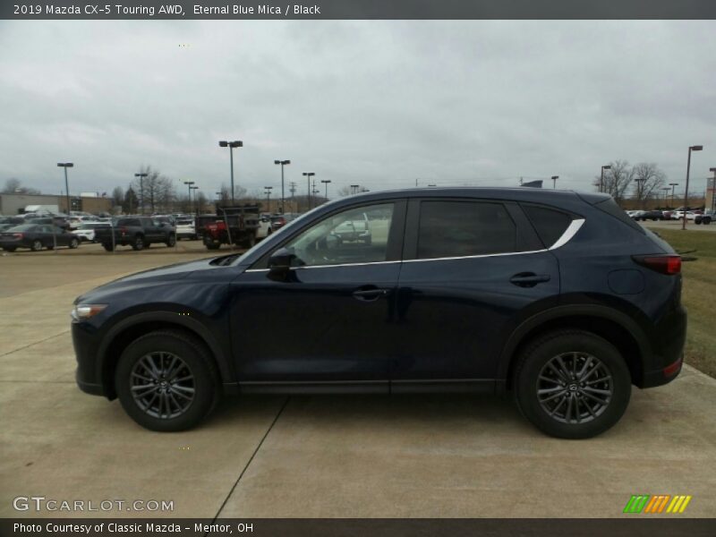 Eternal Blue Mica / Black 2019 Mazda CX-5 Touring AWD