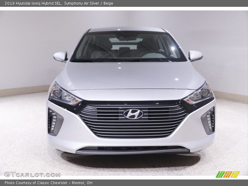 Symphony Air Silver / Beige 2019 Hyundai Ioniq Hybrid SEL