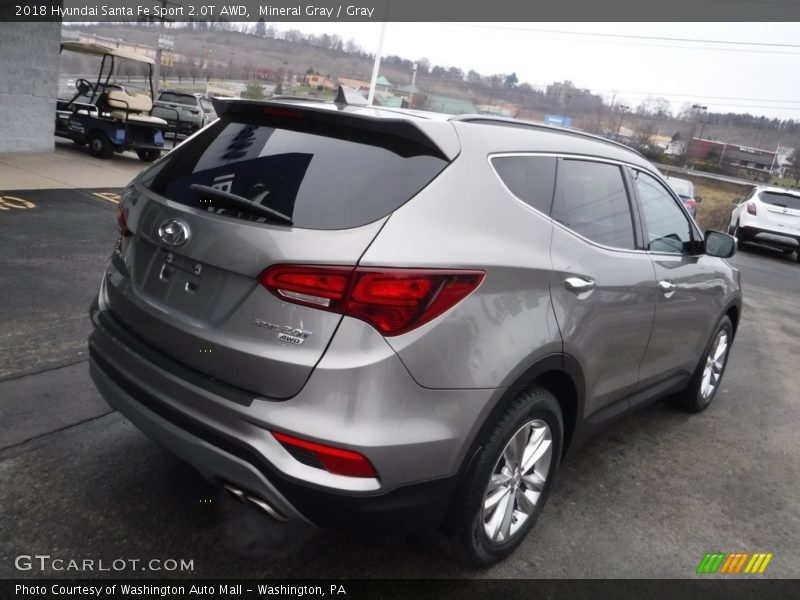 Mineral Gray / Gray 2018 Hyundai Santa Fe Sport 2.0T AWD