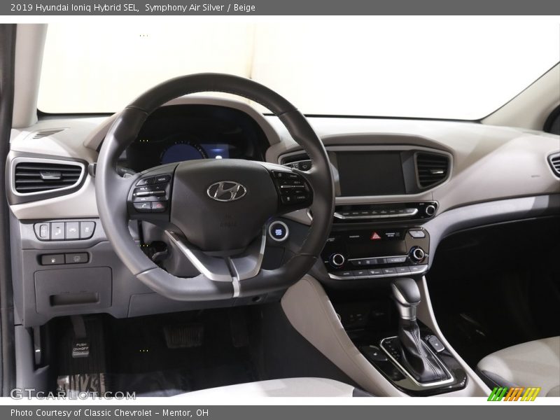 Symphony Air Silver / Beige 2019 Hyundai Ioniq Hybrid SEL