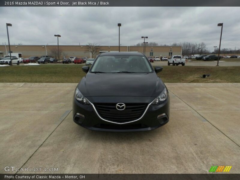 Jet Black Mica / Black 2016 Mazda MAZDA3 i Sport 4 Door