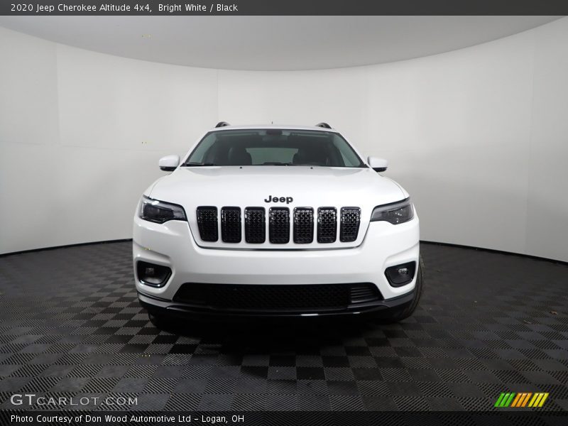 Bright White / Black 2020 Jeep Cherokee Altitude 4x4