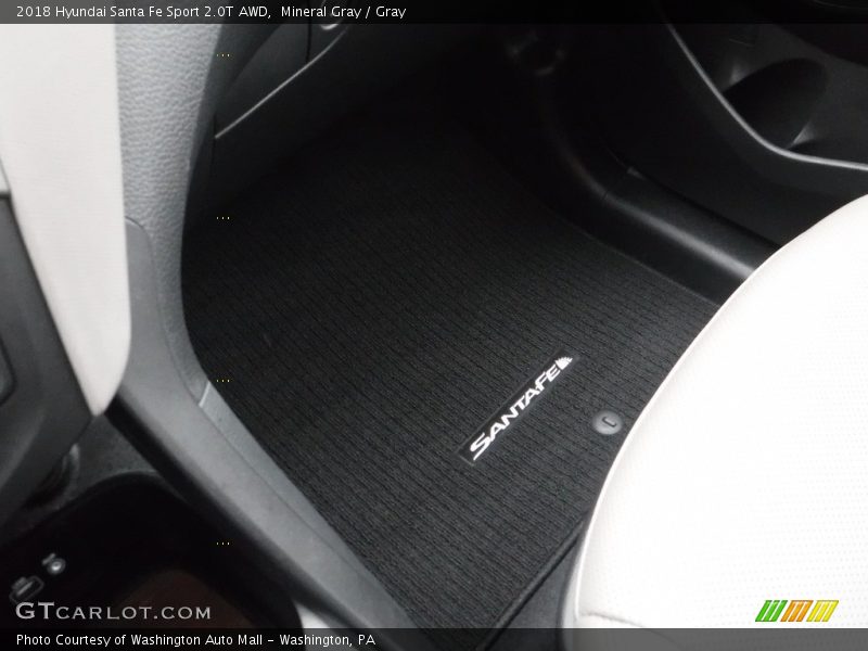 Mineral Gray / Gray 2018 Hyundai Santa Fe Sport 2.0T AWD