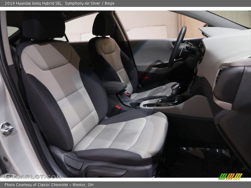 Symphony Air Silver / Beige 2019 Hyundai Ioniq Hybrid SEL