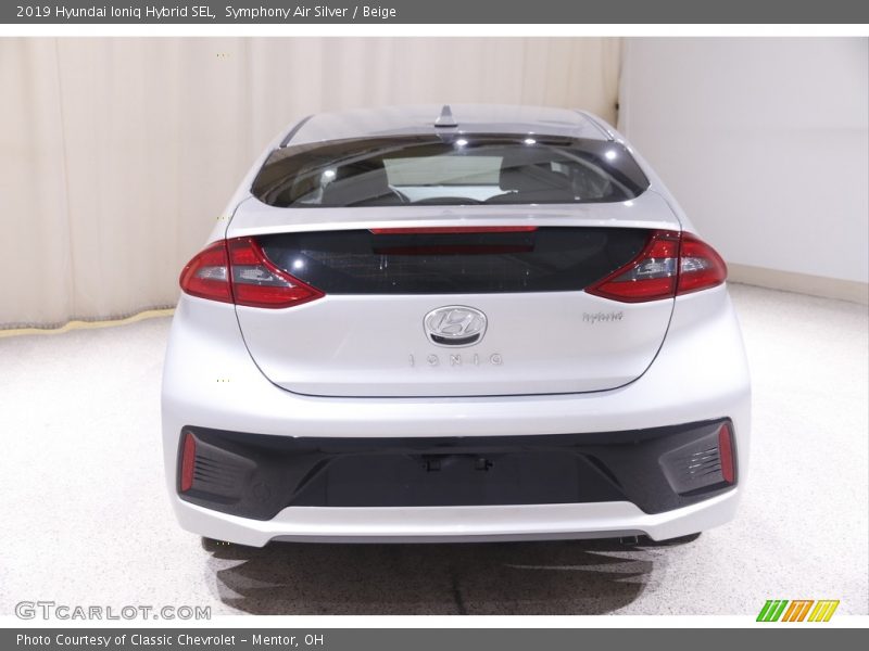 Symphony Air Silver / Beige 2019 Hyundai Ioniq Hybrid SEL