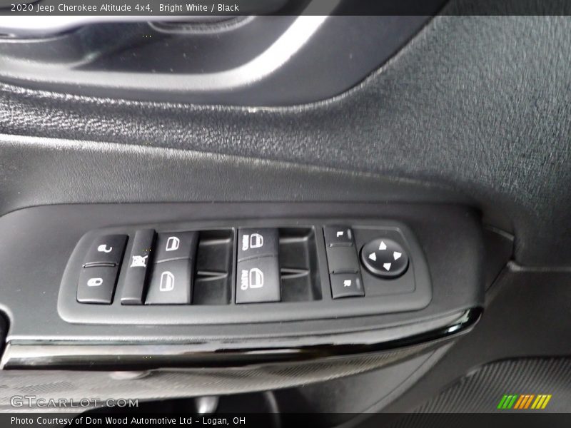 Bright White / Black 2020 Jeep Cherokee Altitude 4x4