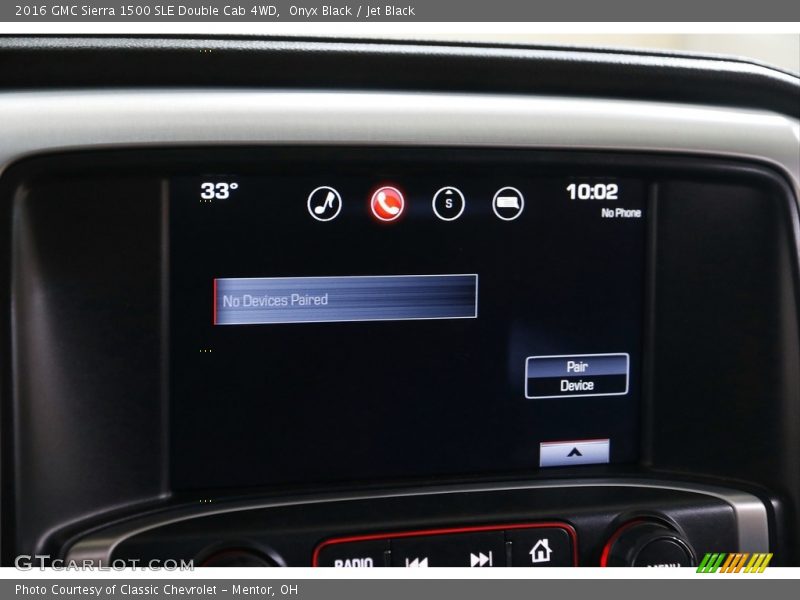 Onyx Black / Jet Black 2016 GMC Sierra 1500 SLE Double Cab 4WD