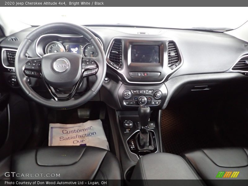 Bright White / Black 2020 Jeep Cherokee Altitude 4x4