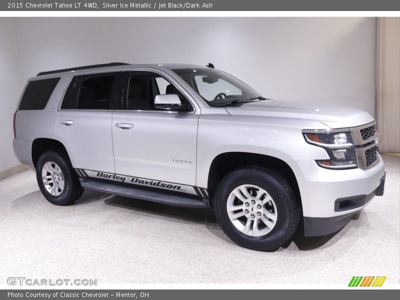 Silver Ice Metallic / Jet Black/Dark Ash 2015 Chevrolet Tahoe LT 4WD