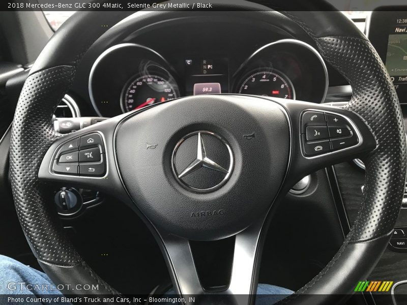 Selenite Grey Metallic / Black 2018 Mercedes-Benz GLC 300 4Matic