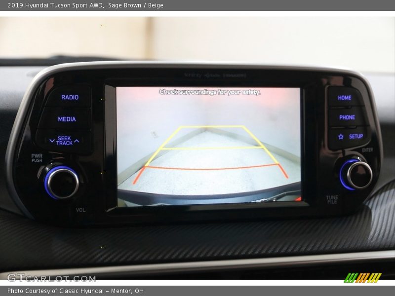 Sage Brown / Beige 2019 Hyundai Tucson Sport AWD