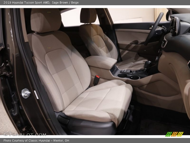 Sage Brown / Beige 2019 Hyundai Tucson Sport AWD
