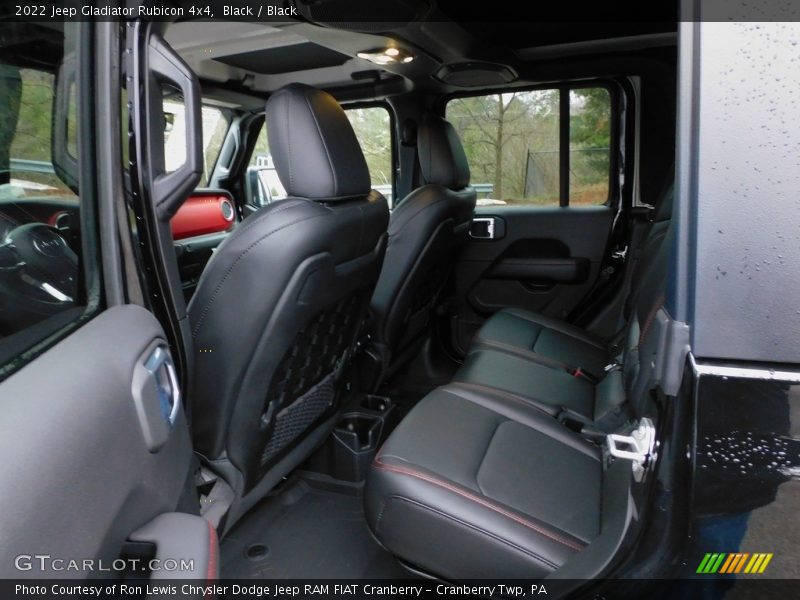 Rear Seat of 2022 Gladiator Rubicon 4x4